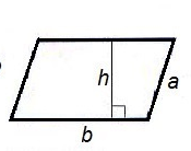 sacar área de paralelogramo