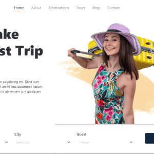 Free Template travel bootstrap